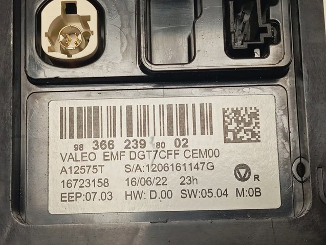 Pantalla 9836623980 Peugeot/Citroen