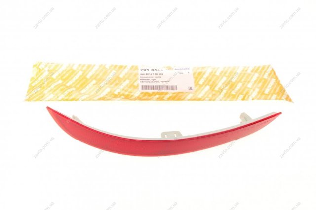 7016329 Autotechteile reflector, parachoques trasero, derecho