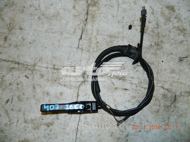 Cable de apertura de capó del motor para Peugeot 407 (6D)