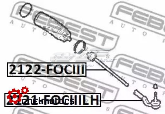 2122FOCIII Febest barra de acoplamiento