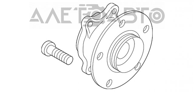 Cubo de rueda trasero MAZDA TK502615X