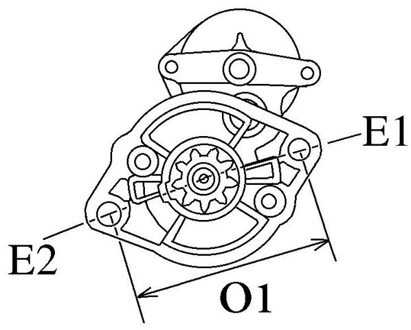 Motor de arranque F032113928 Cargo