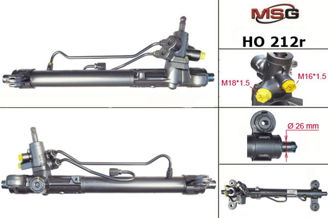HO212R MSG Rebuilding Cremallera caja de direccion