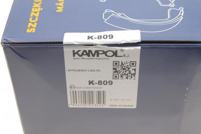Zapatas de freno K809 Kampol