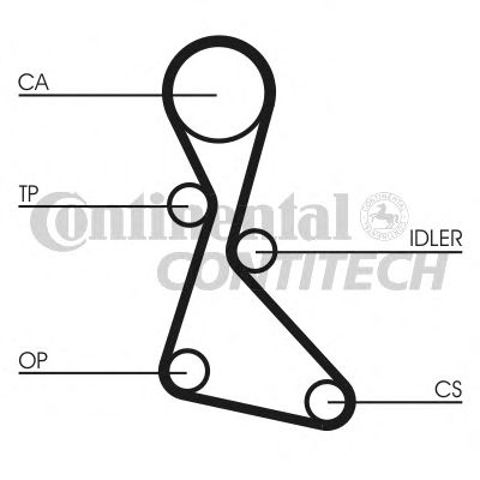 Correa de distribución Continental/Siemens CT553 precio, desde 37,93 EUR