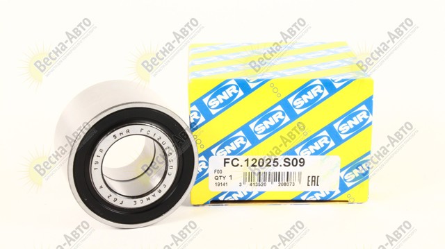 Cojinete de cubo delantero SNR FC12025S09 precio, desde 24,92 EUR