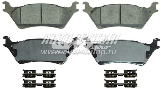 ZD1602 Wagner Pastillas freno traseras