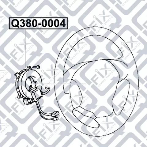 Anillo AIRBAG del volante Q-fix Q3800004