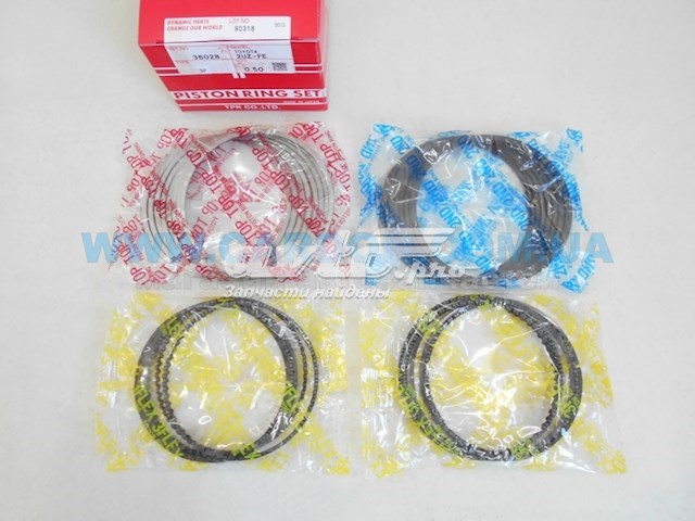 Kit de aros de pistón de motor, cota de reparación +0,50 mm TPR 36028050