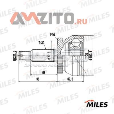 GA20727 Miles junta homocinética exterior delantera