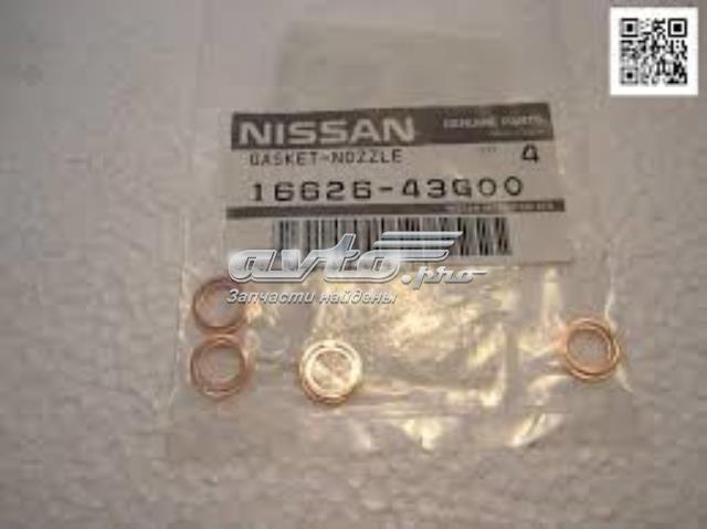1662643G00 Nissan junta de inyectores