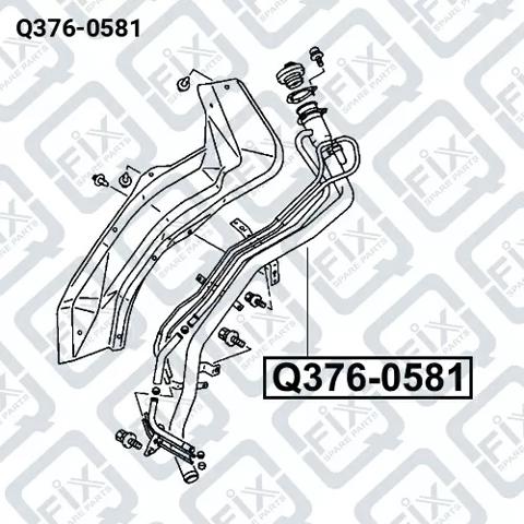 Boca de llenado del depósito de combustible Q3760581 Q-fix
