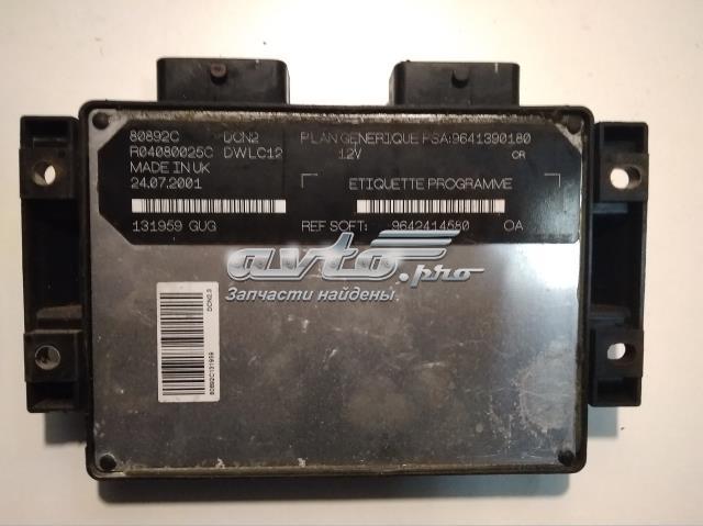 Centralina Del Motor / Modulo De control Del Motor (ecu) PEUGEOT 9641390180