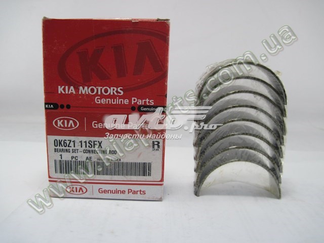 0K6Z111SFX Hyundai/Kia juego de cojinetes de biela, cota de reparación +0,50 mm