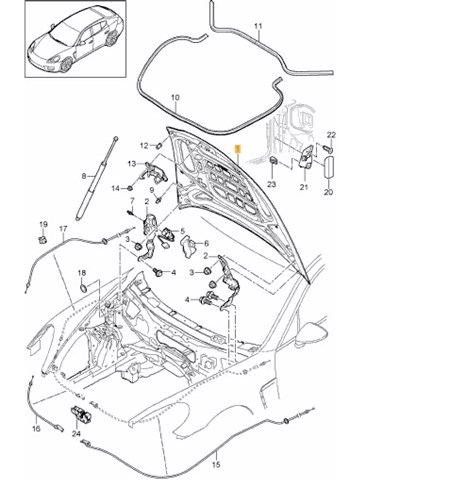 97051101106GRV Porsche