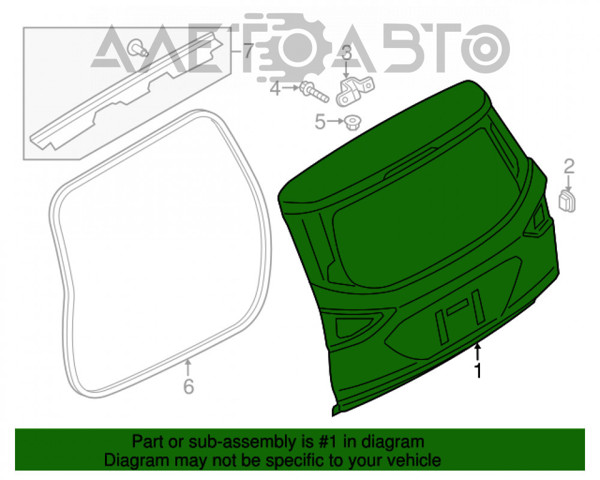 Puerta Trasera de maletero (3/5a Puerta Trasera) Ford Escape 