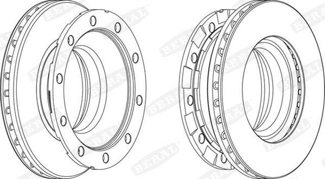 Comprar BCR336A Beral Disco de freno trasero