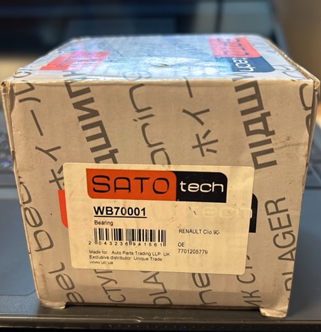 WB70001 Sato Tech Rodamientos de rueda delantero