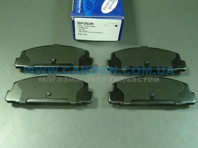 Pastillas de freno traseras de disco SANGSIN SP2028