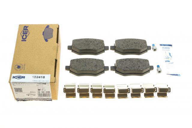 Pastillas de freno traseras 182418 Icer