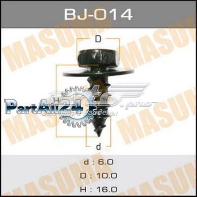 Comprar BJ014 Masuma Clip de fijación del guardabarros delantero