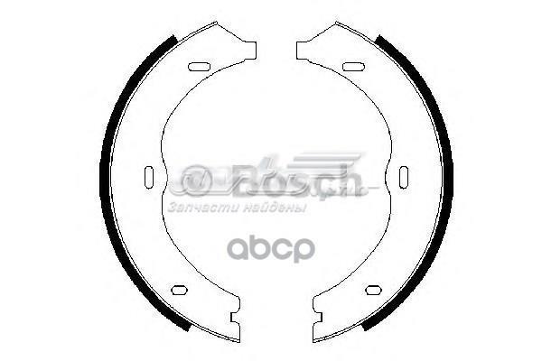 986487718 Bosch Zapatas de freno de estacionamiento