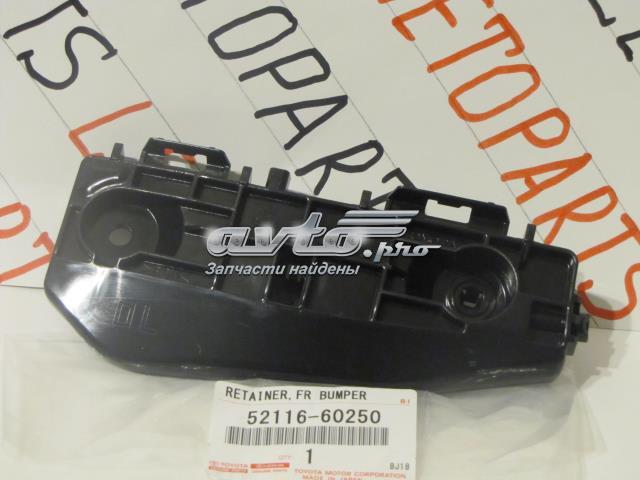 5211660250 Toyota soporte de parachoques delantero izquierdo