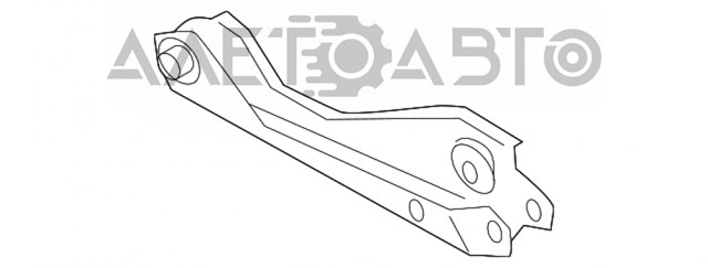 551A0CC40A Nissan brazo suspension (control trasero inferior derecho)