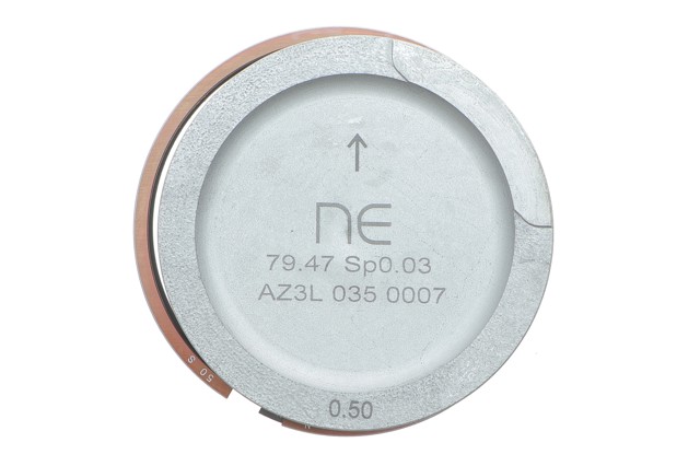 130035000721 NE/NPR Pistón completo para 1 cilindro, segunda reparación (+0,50 mm)