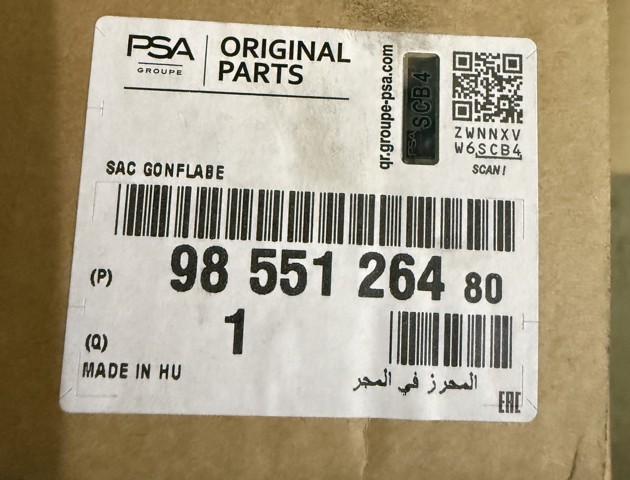  Peugeot/Citroen 9855126480 precio, desde 637,43 EUR