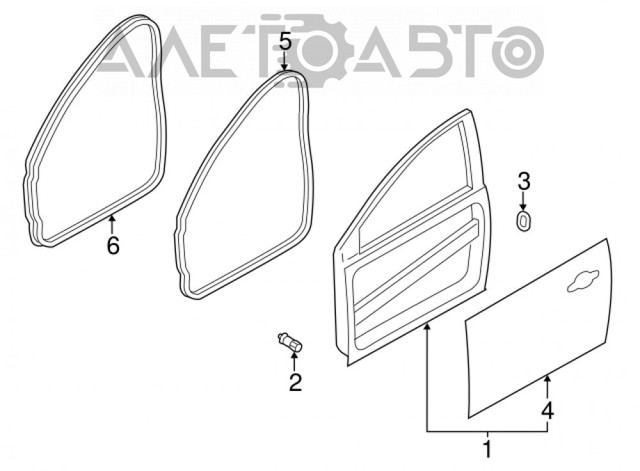Comprar FP2813316 FPS Puerta delantera derecha