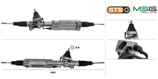 Engranaje de dirección MSG Rebuilding AU402NL00RT precio, desde 991,72 EUR
