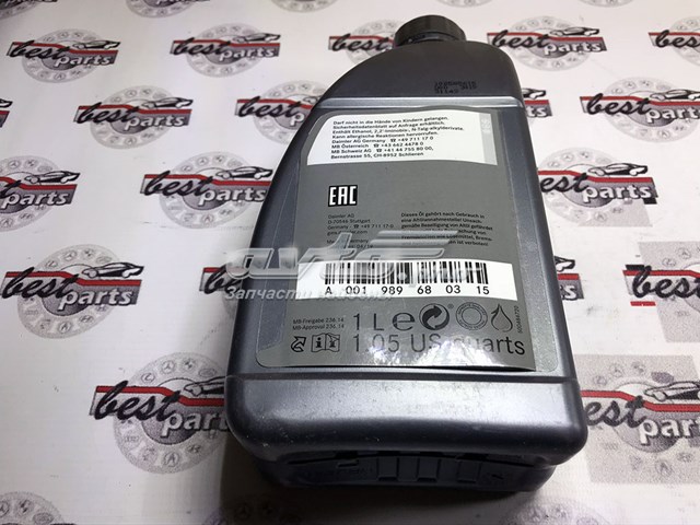Aceite caja de cambios A001989680315 Mercedes