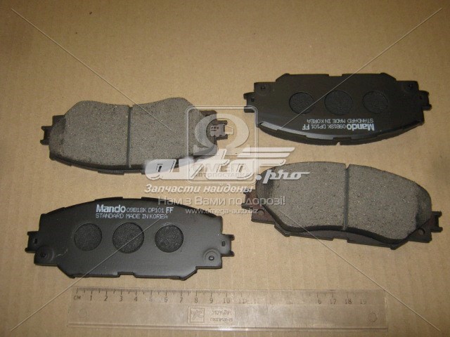 Pastillas de freno delanteras de disco MANDO MPT08