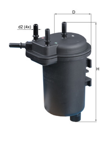 Comprar KL432 Mahle Original Filtro diesel