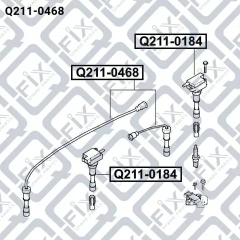 Q211-0468 Q-fix juego de cables de encendido