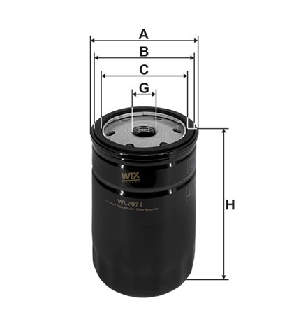 WL707112 WIX Filtro aceite