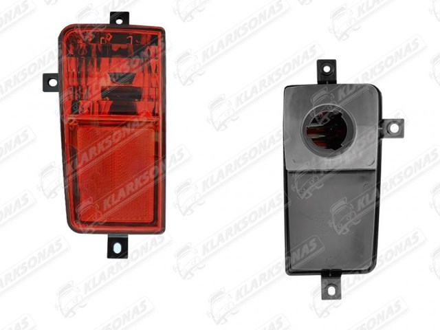 1355876080 Peugeot/Citroen faro antiniebla trasero izquierdo