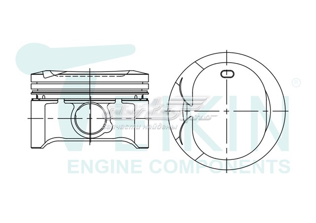 Juego De Piston Para Motor, 2da reparación (+ 0,50) para Toyota Corolla (E11)