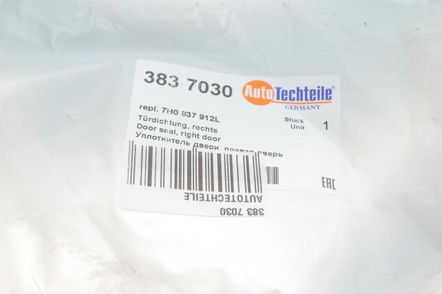 Comprar 3837030 Autotechteile Junta de puerta delantera derecha (en la carrocería)