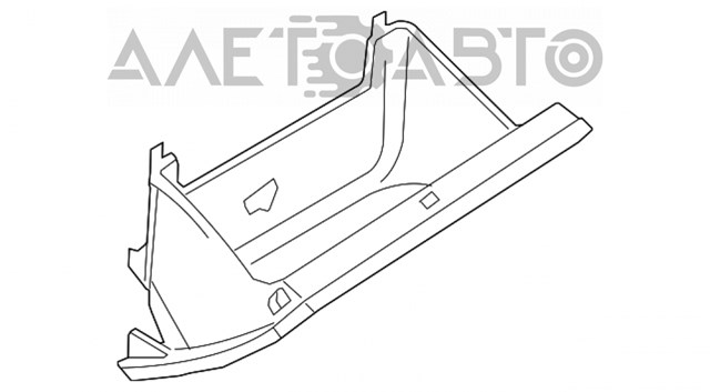 3C1857101L1QB VAG tapa de guantera