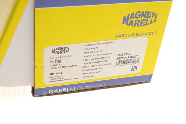 302004190220 Magneti Marelli árbol de transmisión delantero derecho