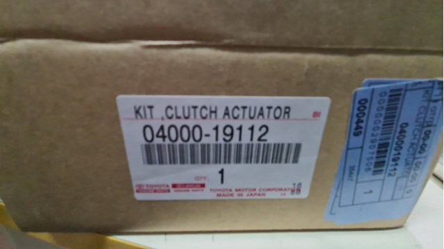 Actuador de embrague 0400019112 Toyota