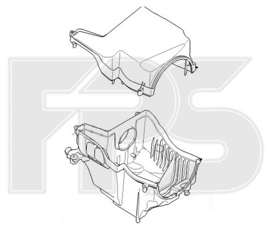 Comprar FP2533101 FPS Caja del filtro de aire