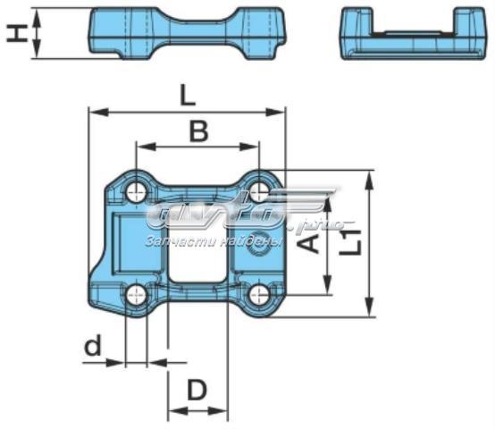 Placa de apoyo de la abrazadera trasera del resorte BPW 0303221580 precio, desde 63,62 EUR