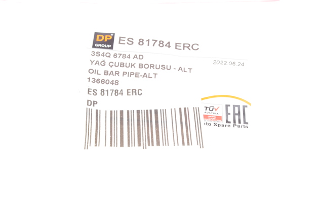 Guía de la varilla de nivel de aceite del motor ES81784ERC DP Group