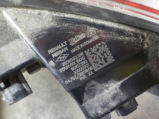 Luz antiniebla trasera derecha Renault (RVI) 265801655R precio, desde 95,83 EUR