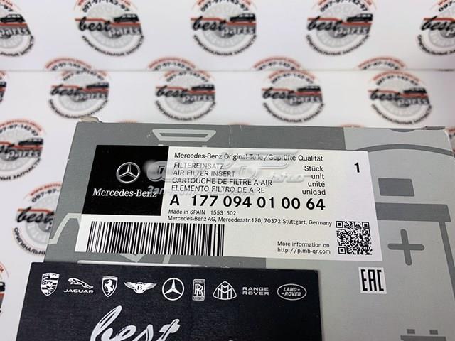 A177094010064 Mercedes Filtro de aire de motor