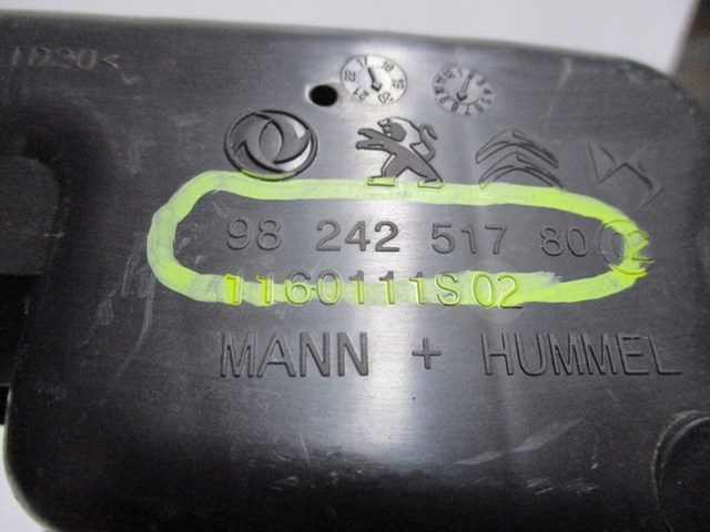 9824251780 Peugeot/Citroen Entrada del filtro de aire