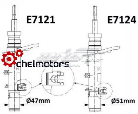 E7121 Monroe amortiguador delantero